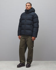 Matte Ripstop Franchise Hooded Down Jacket