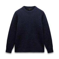 Merino Honeycomb Crewneck
