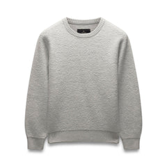 Textured Boucle Turf Crewneck