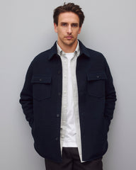 Boiled Wool Warden Overshirt