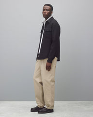 Double Face Wool Concourse Standard Overshirt