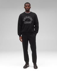 Midweight Terry Arch Logo Standard Crewneck