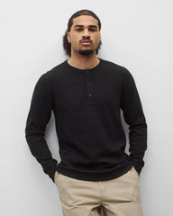 Lightweight Waffle Standard Henley
