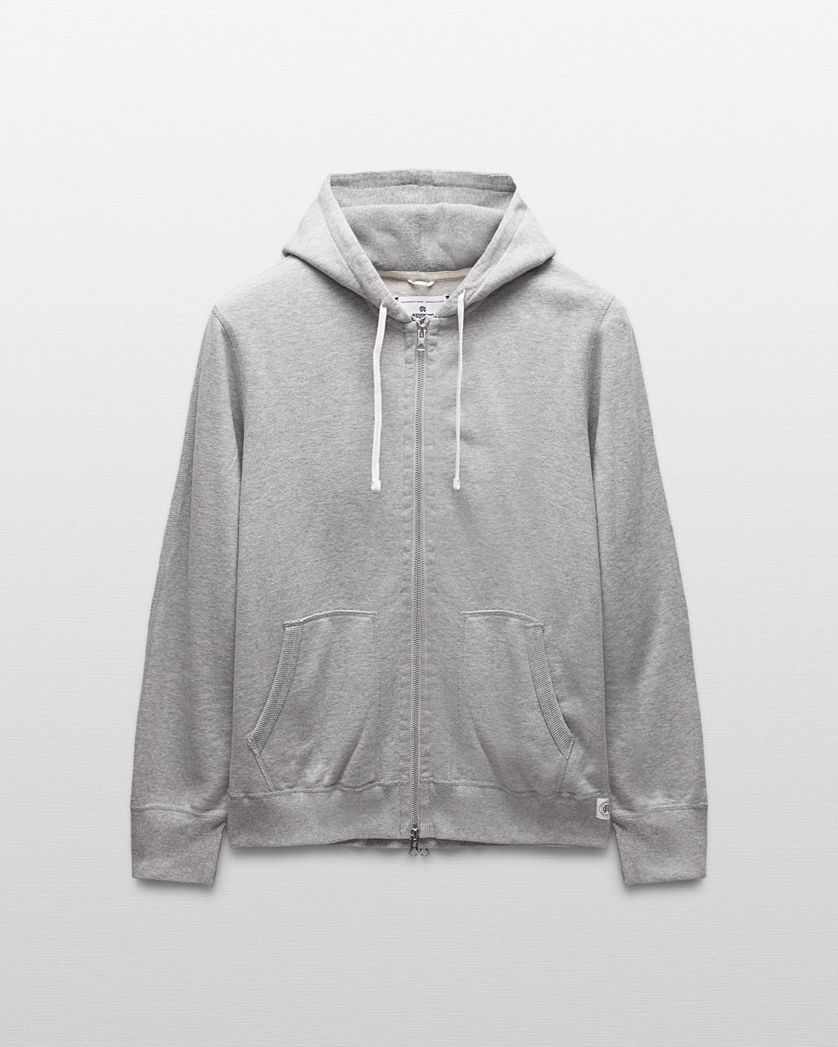 Midweight Terry Slim Zip Hoodie