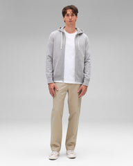 Midweight Terry Slim Zip Hoodie