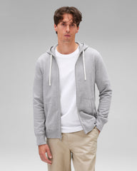Midweight Terry Slim Zip Hoodie