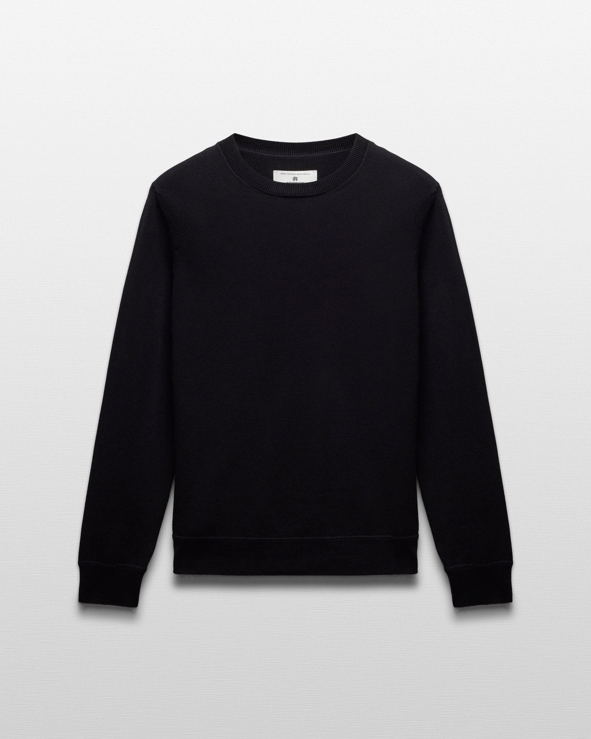 Supima Pique Ace Crewneck