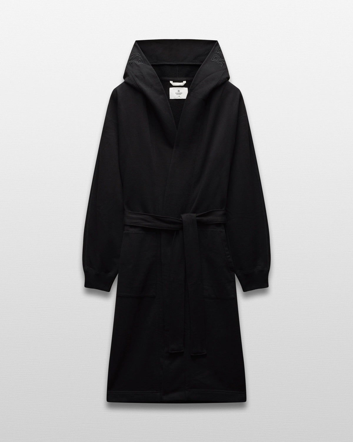 Midweight Terry Logo Relaxed Hooded Robe