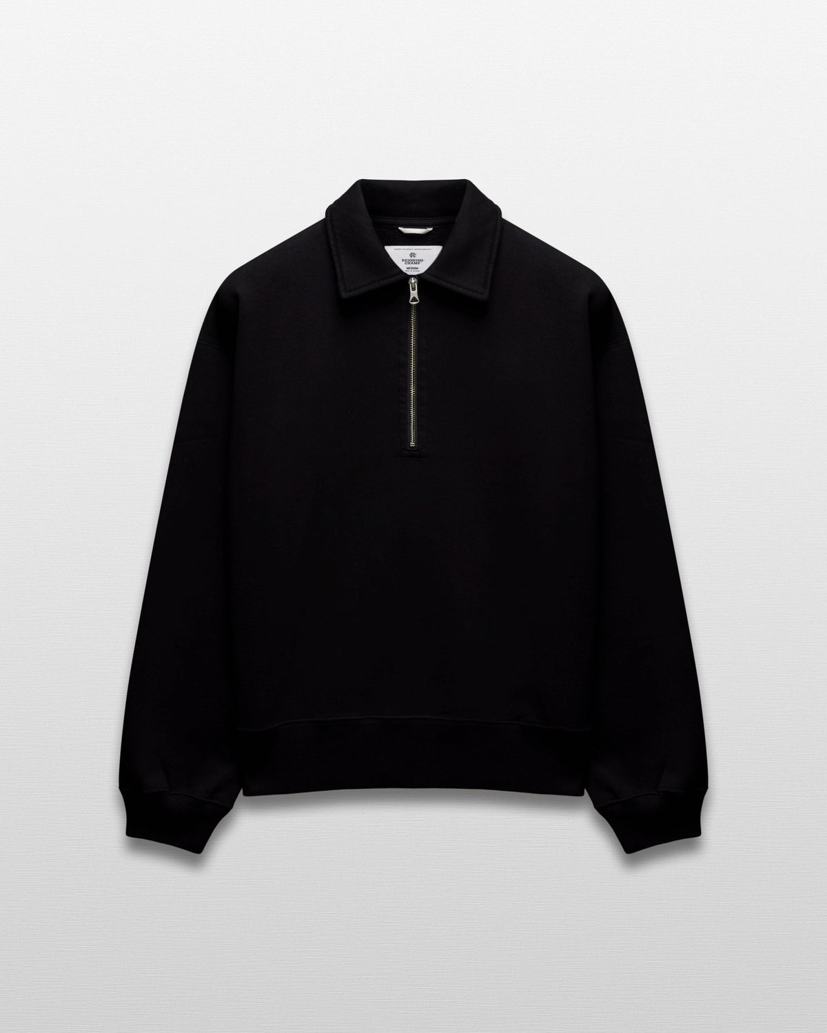 Brushed Fleece Relaxed Half Zip Sweatshirt