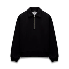 Brushed Fleece Relaxed Half Zip Sweatshirt