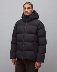 Matte Ripstop Franchise Hooded Down Jacket