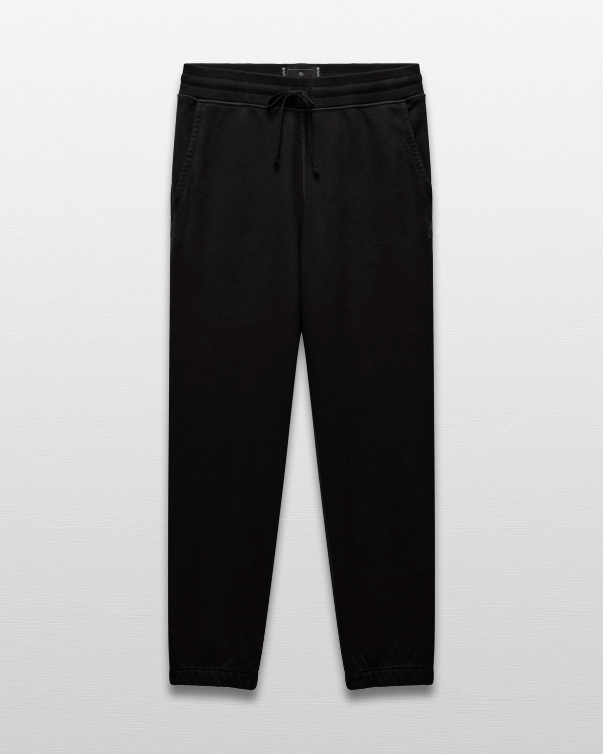 Kyoto Black Midweight Terry Standard Sweatpant