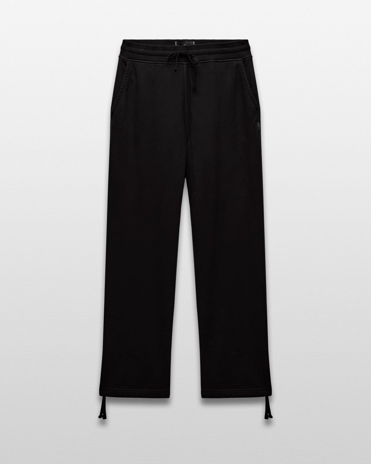 Kyoto Black Midweight Terry Relaxed Sweatpant