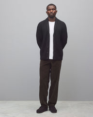 Merino Rib Vinnie Shawl Cardigan