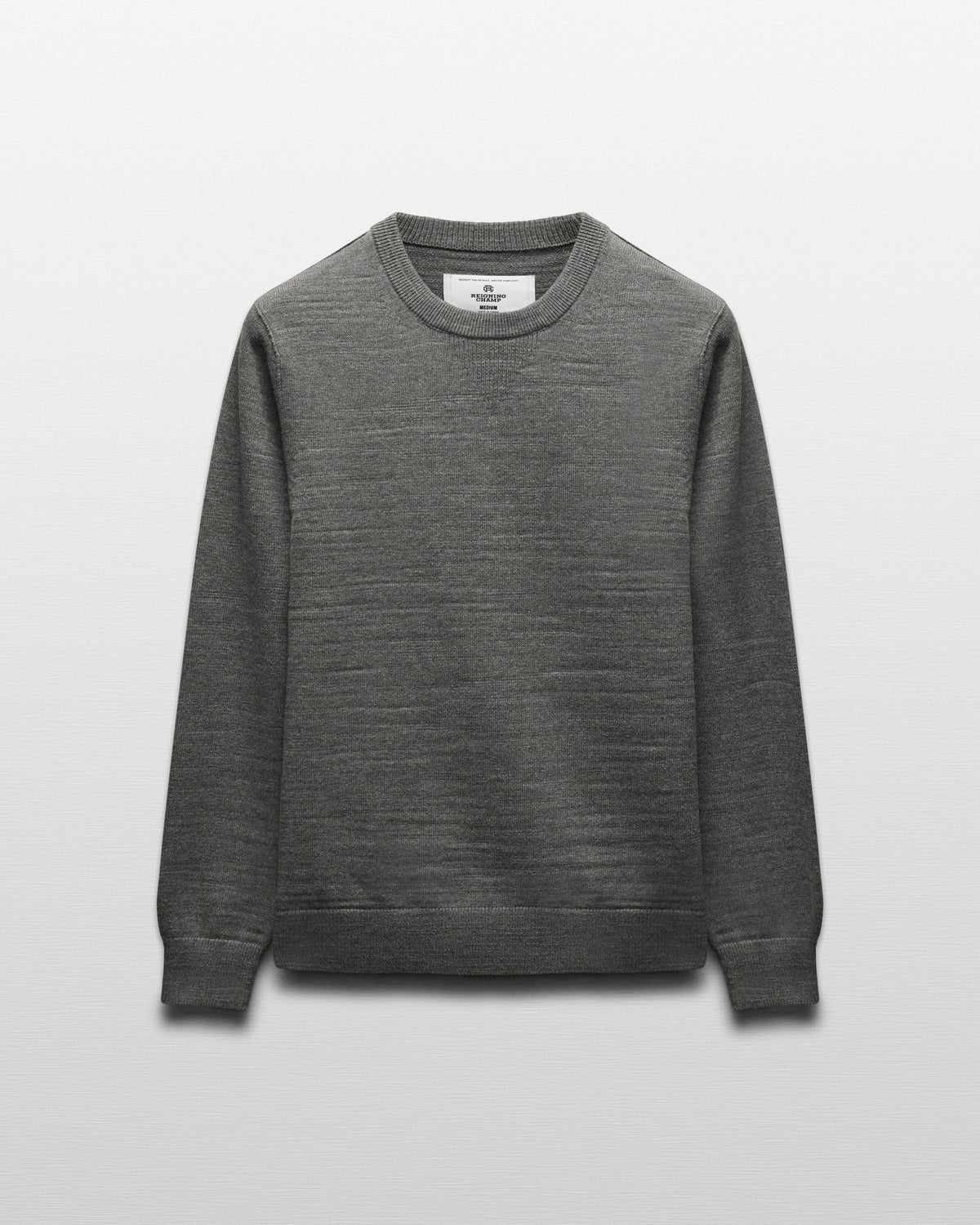 Cotton Slub Laurel Crewneck