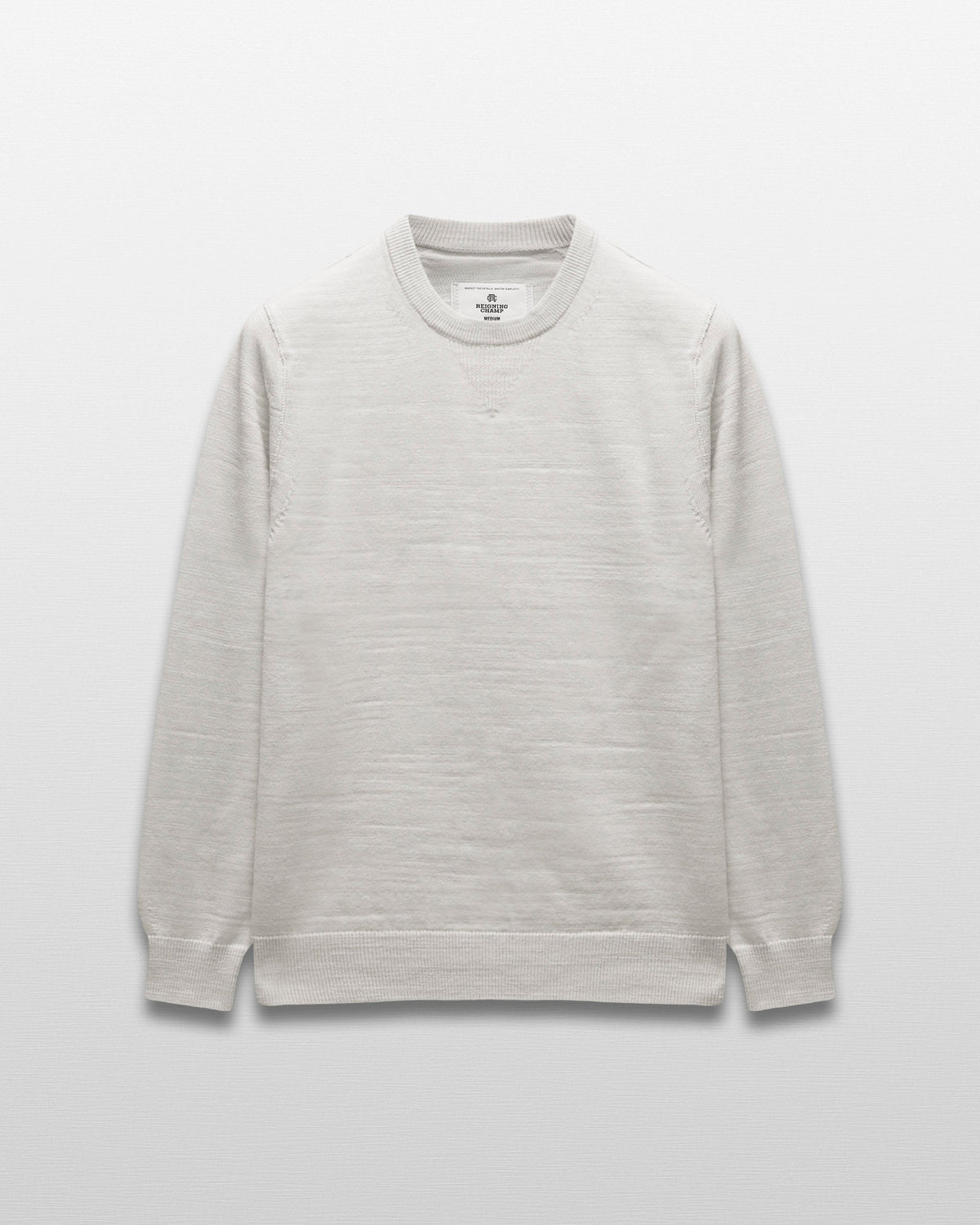 Cotton Slub Laurel Crewneck